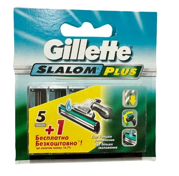 Змінні картриджі для гоління чоловічі Gillette Slalom Plus 6 шт.