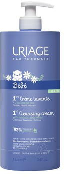 Очищувальний пінистий крем для дітей Uriage Bébé 1st Cleansing Cream 1000 мл (3661434008689)