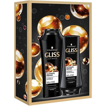 Zestaw do pielęgnacji włosów Gliss Ultimate Repair szampon do włosów 250 ml + odżywka do włosów 200 ml (9000101602470)