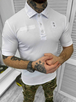 Тактическая футболка polo white 2XL