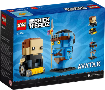 Zestaw klocków Lego BrickHeadz Jake Sully i jego awatar 246 części (40554)