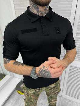 Тактическая футболка polo black XL