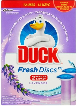 Żelowe krążki Duck Fresh Discs Lavender 2x36 ml (5000204996319)