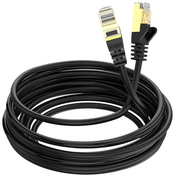 Сетевой интернет кабель для роутера Kakusiga KSC-745 CAT6 High-Speed 1Gbts LAN RJ45 5м - Black KAKU KSC-745