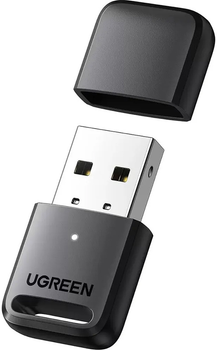 Adapter Ugreen CM390 Bluetooth 5.0 USB RTL8761BUV Grey (6957303888900)