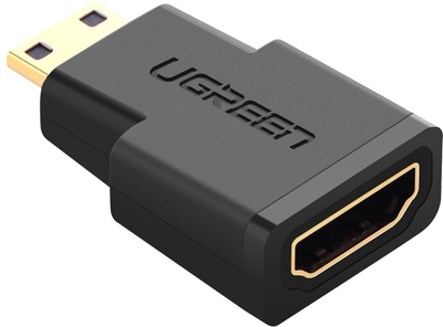 Adapter Ugreen Mini HDMI Male to HDMI Female Adapter Black (6957303821013)