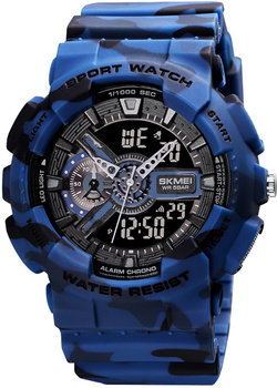 Мужские часы Skmei 1688CMBU Camo Blue