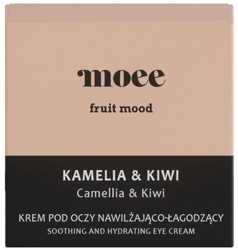 Крем для шкіри навколо очей Moee Fruit Mood Camellia & Kiwi зволожувальний та заспокійливий 30 мл (5904204921114)
