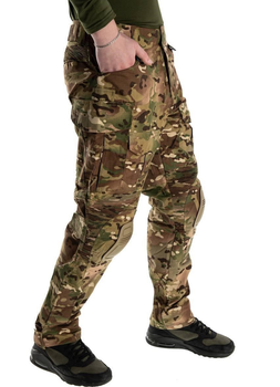 Штаны тактические с наколенниками военные мультикам multicam брюки камуфляж армейские боевые штаны ВСУ S
