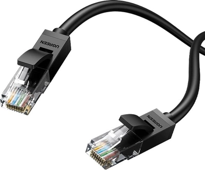 Patchcord Ugreen NW102 Cat 6 U / UTP Lan Cable 3 m Black (6957303821617)