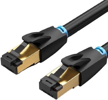 Патч-корд Vention CAT8 SSTP Ethernet 1 м Black (6922794742819)