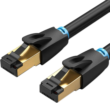 Патч-корд Vention CAT 8 SFTP Ethernet 10 м Black (6922794742864)