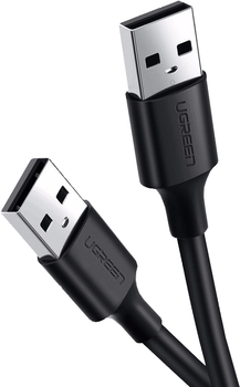 Kabel Ugreen US102 USB 2.0 1.5 m Black (6957303813100)