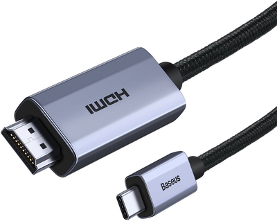 Кабель Baseus High Definition Series Graphene Type-C to HDMI 4K Adapter Cable 2 м Black (WKGQ010101)