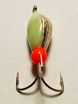 Мормишка вольфр. Start Fishing Чортик з вушком гач.№16 Silver світлонакопичувач 3 мм 0,6 г 091-030