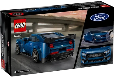 Zestaw klocków Lego Speed Champions Samochód sportowy Ford Mustang Dark Horse 344 elementy (76920)