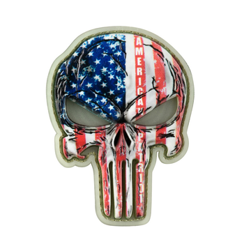 Нашивка Punisher USA GID