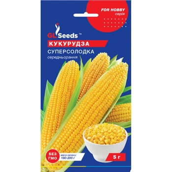 Насіння Кукурудза Суперсолодка GL Seeds 5г (For Hobby116)