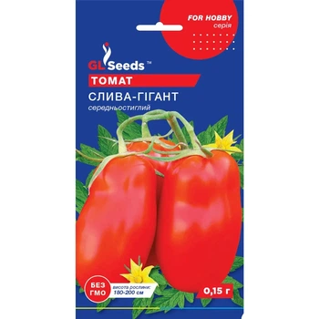Семена Томат Слива-гигант GL Seeds 0.1г (For Hobby657)
