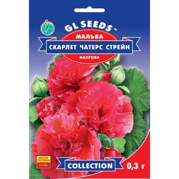 Насіння Мальва Скарлет Чатерз Стрейн GL Seeds 0.3г (collection1250)