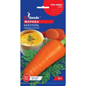 Семена Морковь Каротель GL Seeds 3г (For Hobby121)