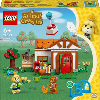 Zestaw klocków Lego Animal Crossing Odwiedziny Isabelle 389 elementów (77049)