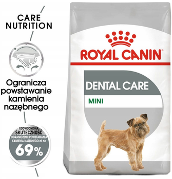 Сухий корм Royal Canin Dental Care Mini для собак дрібних порід потребуючих догляду за зубами 1 кг (3182550894395)