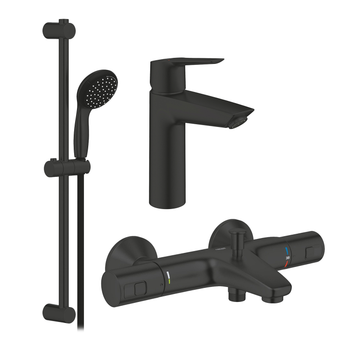 Набір змішувачів для ванної GROHE QuickFix Start UA303304TM чорний латунь CV032755