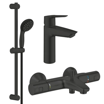 Набір змішувачів для ванної GROHE Start чорний латунь UA303304TM
