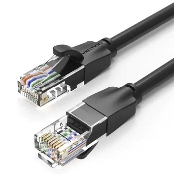 Патч корд сетевой кабель LAN RJ45 VENTION Six types gigabit ethernet cable (1.5m, 1Gbps, САТ 6). Black