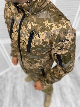 Армійська куртка софтшел піксель masking L
