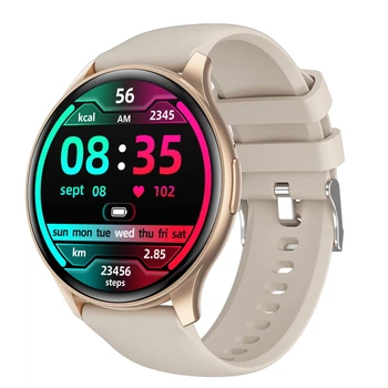 Смарт-часы Lige ZW60 c тонометром, пульсоксиметром, температура тела, звонки AMOLED екран