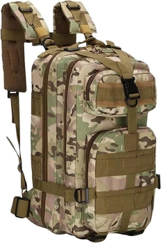 Тактичний рюкзак ESDY 3P 25 л Мультикам (11962164)