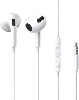 Słuchawki Baseus Encok 3.5 mm lateral in-ear Wired Earphone H17 White (NGCR020002)