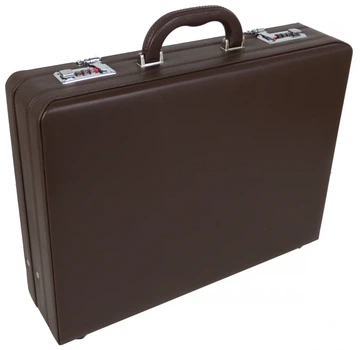 Кейс дипломат из эко кожи Portfolio S1645432 коричневый