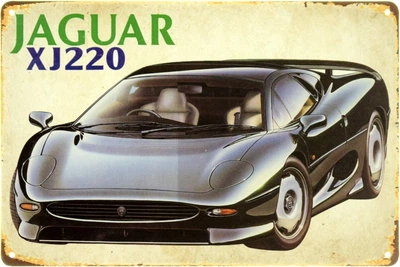 Металлическая табличка "Jaguar XJ220" (ms-104094)