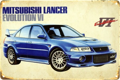 Металлическая табличка "Mitsubishi Lancer Evolution VI" (ms-104118)