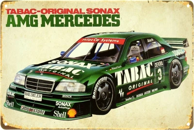 Металлическая табличка "Mercedes-Benz AMG (Tabac-Original Sonax)" (ms-104103)