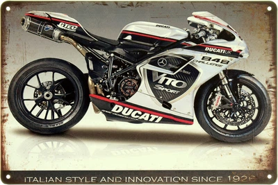 Металева табличка "Ducati 848" (ms-104112)