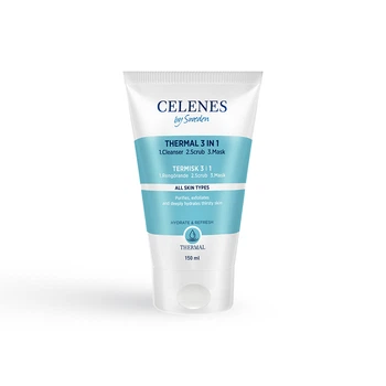 Термальна очищуюча пілінг-маска 3в1 Celenes thermal 3in1 cleanser-peeling-mask 150 мл