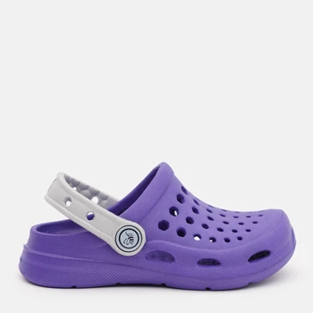Детские кроксы-сабо для девочки Joybees Kids Active Clog Violet/Silver UKCLG.VLS. 25-26 Фиолетовые (810014180083)