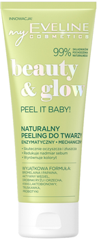 Peeling do twarzy Eveline Beauty and Glow naturalny 2 w 1 75 ml (5903416028130)