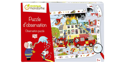 Puzzle Avenue Mandarine Firemen 76 elementów (3609510500221)
