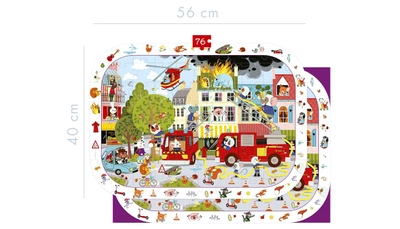 Puzzle Avenue Mandarine Firemen 76 elementów (3609510500221)