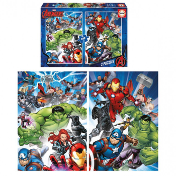 Puzzle Educa Avengers 2 x 100 elementów (8412668196797)