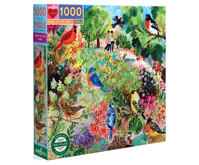 Puzzle EeBoo Birds in the Park 1000 elementów (0689196512490)