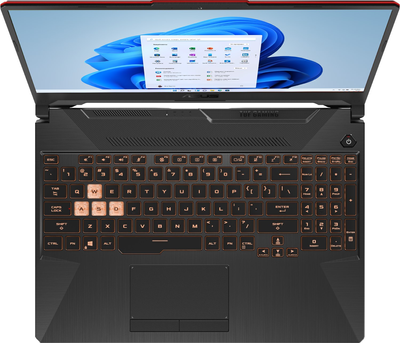 Ноутбук ASUS TUF Gaming F15 FX506LHB (FX506LHB-HN324W) Black