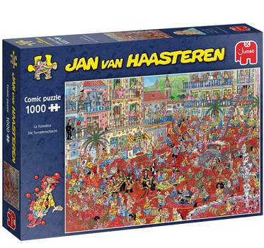 Puzzle Jumbo Jan van Haasteren La Tomatina 1000 elementów (8710126200438)