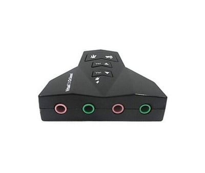 Звукова плата USB, Virtual 7.1 Channel, C-Media (B00811) Kingda