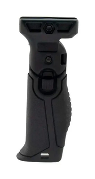 Рукоятка переноса огня DLG Tactical (DLG-048) на планку Picatinny, цвет Чорний, складная, ручка переноса огня